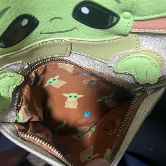 Star Wars Baby Yoda Grogu The Mandalorian Loungefly Mini Backpack Disney - Picture 8 of 11